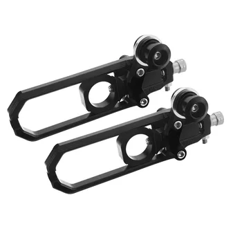 

2pcs Aluminum Alloy Rear Axle Spindle Tensioner Chain Adjuster Durable Motorcycle Accessories For S1000R S1000R HP4 2013-2017
