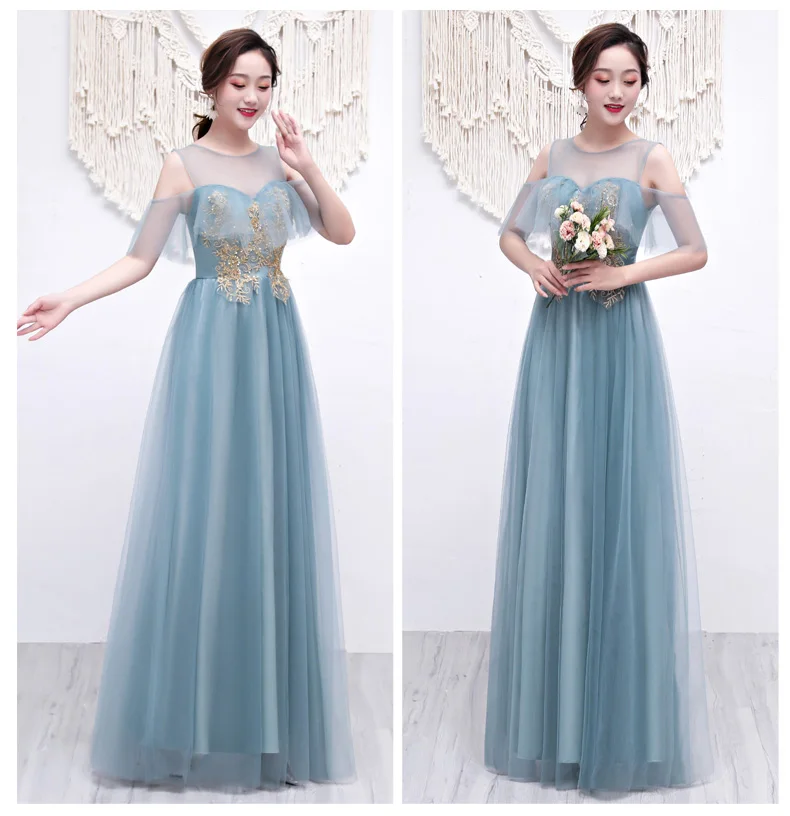 Vestido Azul Marino, платья подружек невесты, элегантное гость, свадебное платье, круглый ворот, без рукавов, сексуальное платье, для выпускного вечера, клуба, выпускного, серое