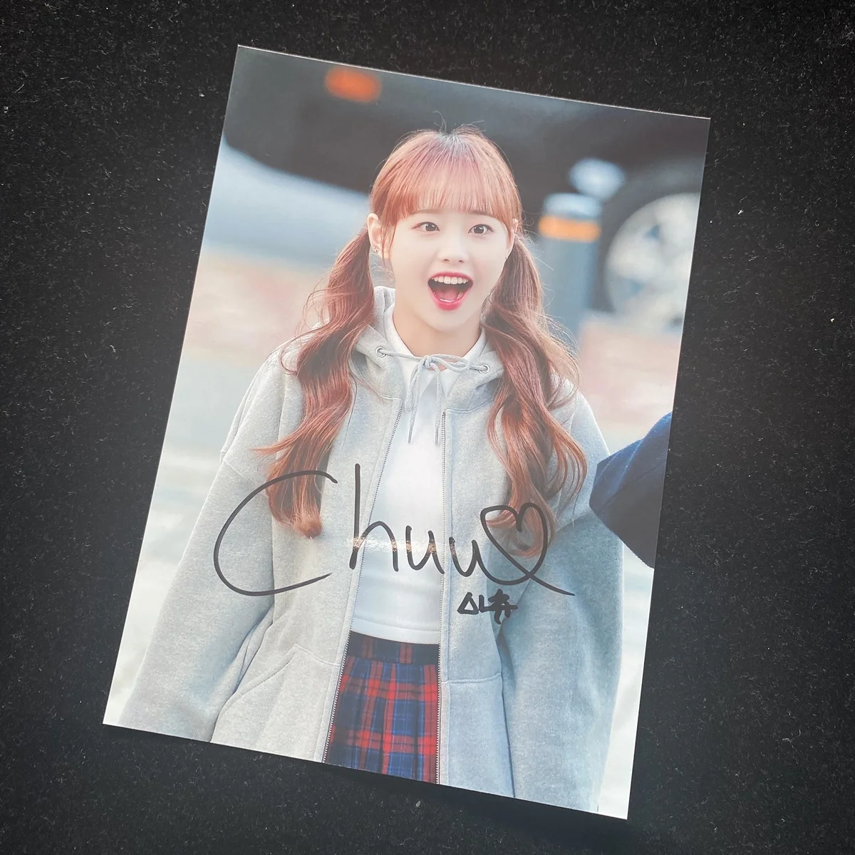 今月の少女　LOONA　チュウ　直筆サイン入り写真 LOONA CHUU Autographed Signed Photo Pictures K-POP