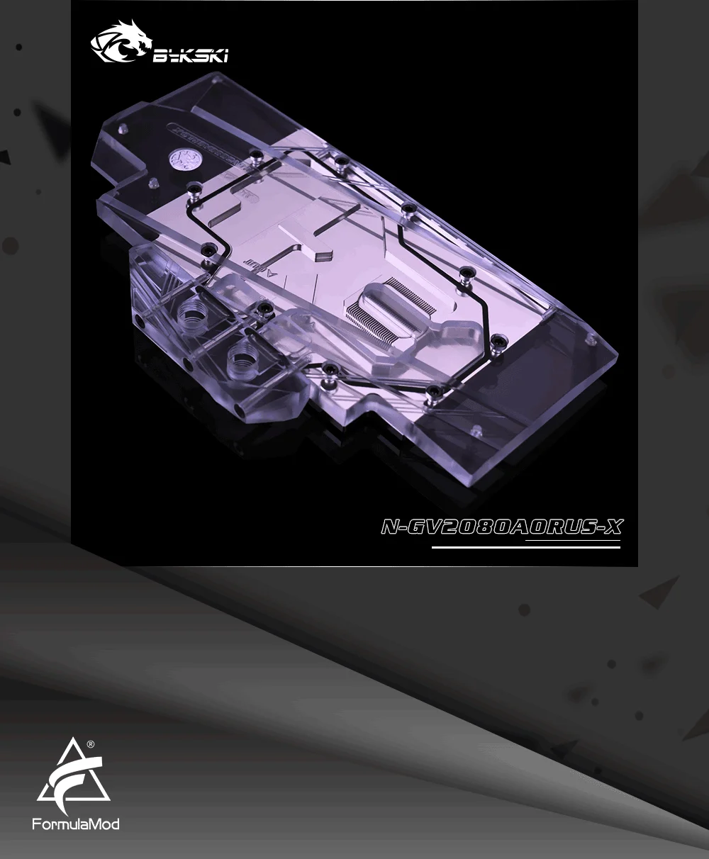 Bykski N-GV2080AORUS-X, полное покрытие видеокарты блок водяного охлаждения для Gigabyte AORUS RTX2080 Xtreme 8G/RTX2070 Xtreme