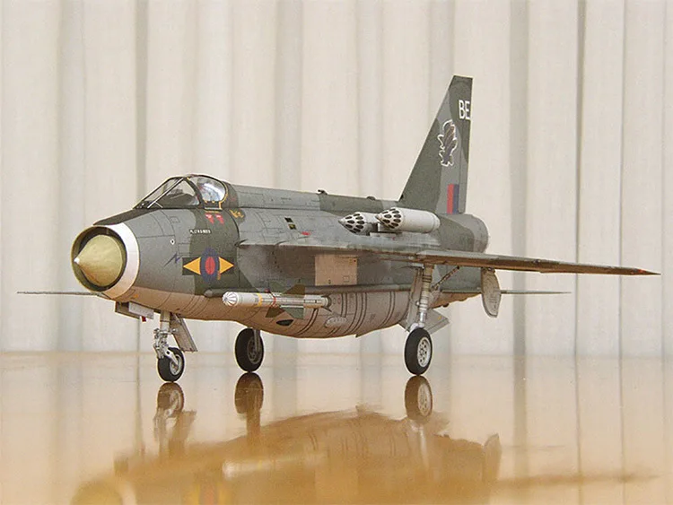 51 см 3D бумажная модель 1:33 большой британский истребитель молнии F Mk.6 бумажная модель самолета Руководство DIY английская авиационная модель игрушки