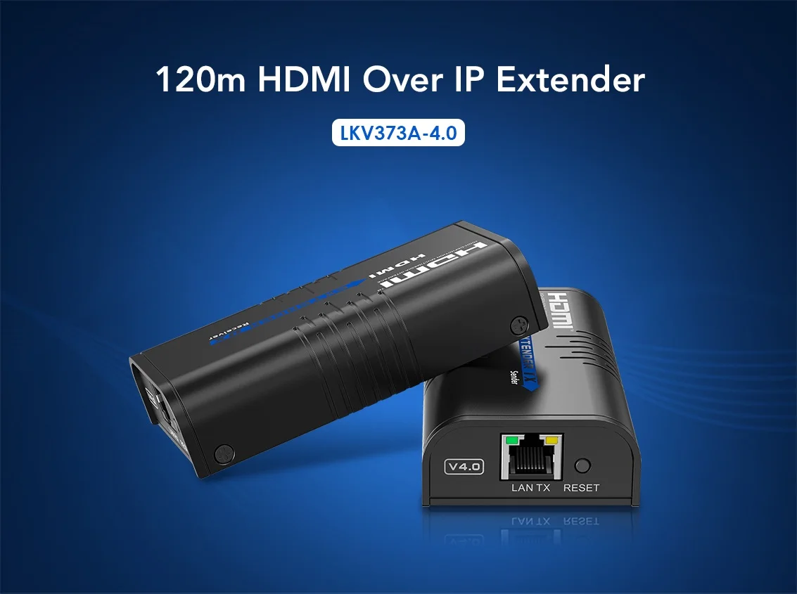 LKV373A V4.0 HDMI-совместимый удлинитель до 120 м через Ethernet TCP/IP RJ45 Cat5/5e/6