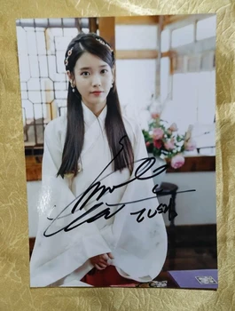 

hand signed Lee Ji Eun IU autographed photo 5*7 Scarlet Heart Ryeo K-POP 0420B