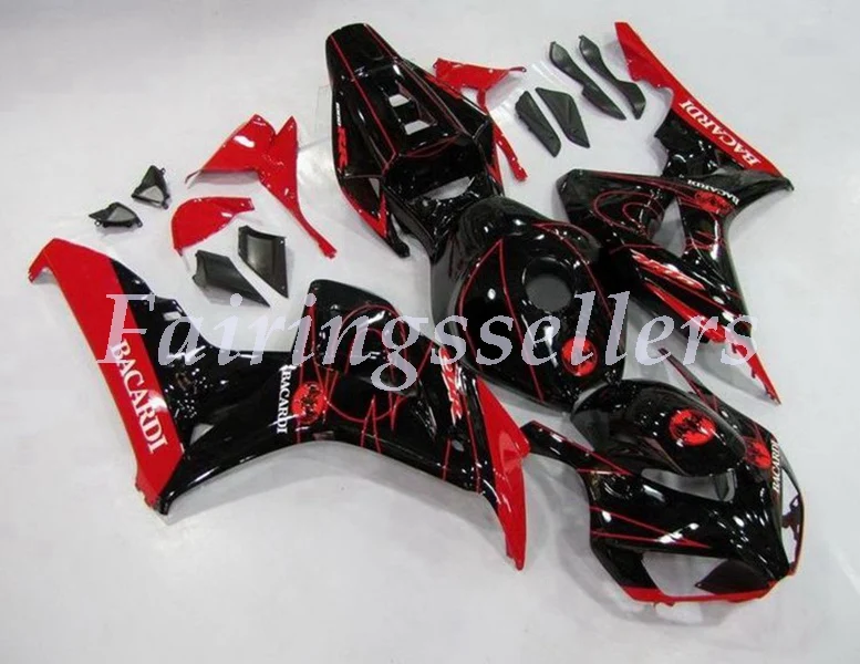Литьевая Форма ABS Полный комплект обтекателя Подходит для Honda CBR1000RR 06 07 2006 2007 1000RR Обтекатели красный белый черный