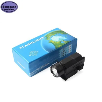 

X100 CS Tactical Mini Hanging Sight Hunting Pistol Gun Light 3 Modes Led Torch Weapon Flashlight fit 20mm Guide Track Clamp