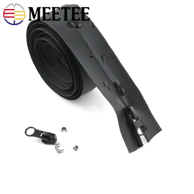 Meetee 2 метра 3 #5 # невидимая обратная нейлоновая катушка водонепроницаемая молния