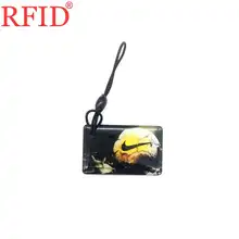 UID S50 1K 13,56 Mhz сменный записываемый брелок с кольцом RFID водонепроницаемый брелок жетон тег карта контроля доступа Быстрая 1 шт