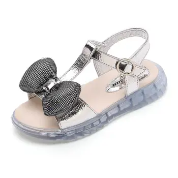 

Summer Kids Girl Shoes Sandals 2020 Children Infant Kids Baby Girls Bling Bow Princess Hollow Sandals Shoes
