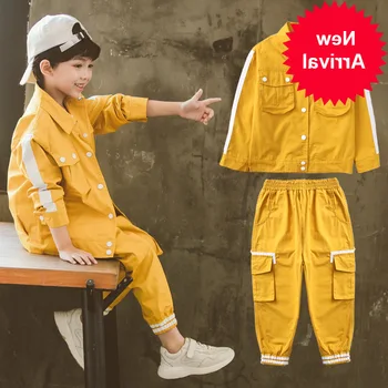 

Clothing Teen Boys Set Casual Kids Clothes Boys Sport Suit for Children Spring Letter Print Striped Boys Outfits 10 12 Year