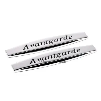 

Car Styling Fender Side Sticker Metal Rear Trunk Emblem Badge for Avantgarde Logo for Mercedes Benz W204 W203 W211 C200 G500 GLK