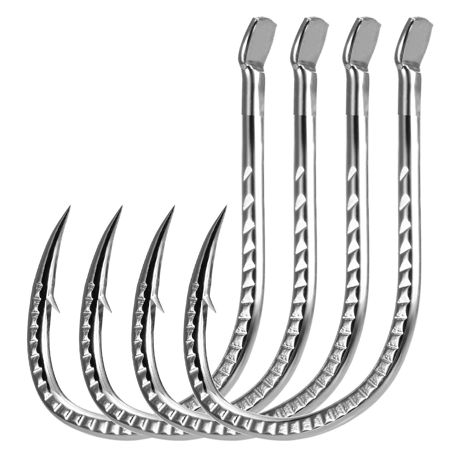 

20pcs/lot Fishing Soft Worm Hooks High Carbon Steel Wide Super Lock Fishhooks Lure Softjerk Hooks Fishing Accessories