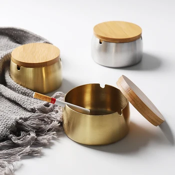 

Northern wind stainless steel ashtray wind drop large household hotel ashtray ashtray gift-giving restaurant