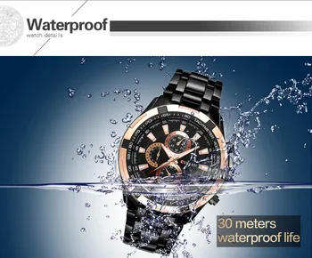 

2019 Hot Sale Men's Watches Casual Business Luxury Waterproof Quartz Men's Watch Anniversary Gifts for Husband