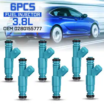 

6 PCS/set 3.8L Fuel Injector Flow Tested Cleaned For Holden Statesman Commodore VQ VP VR VS VT VU VX VY V6 3.8L 0280155777