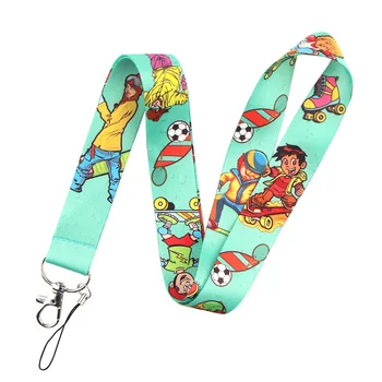 

20pcs/lot Homegaga Life Lies in Healthy Exercise Lanyards Stylish Keys Phone Hang Rope Fashion Gift for Family Friend D2452