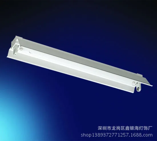 

T8 Single Holder with Cover Holder Engineering Holder with Cover LED Holder Ceiling Holder Lamp 1X40 W Manufacturers Direct Sell