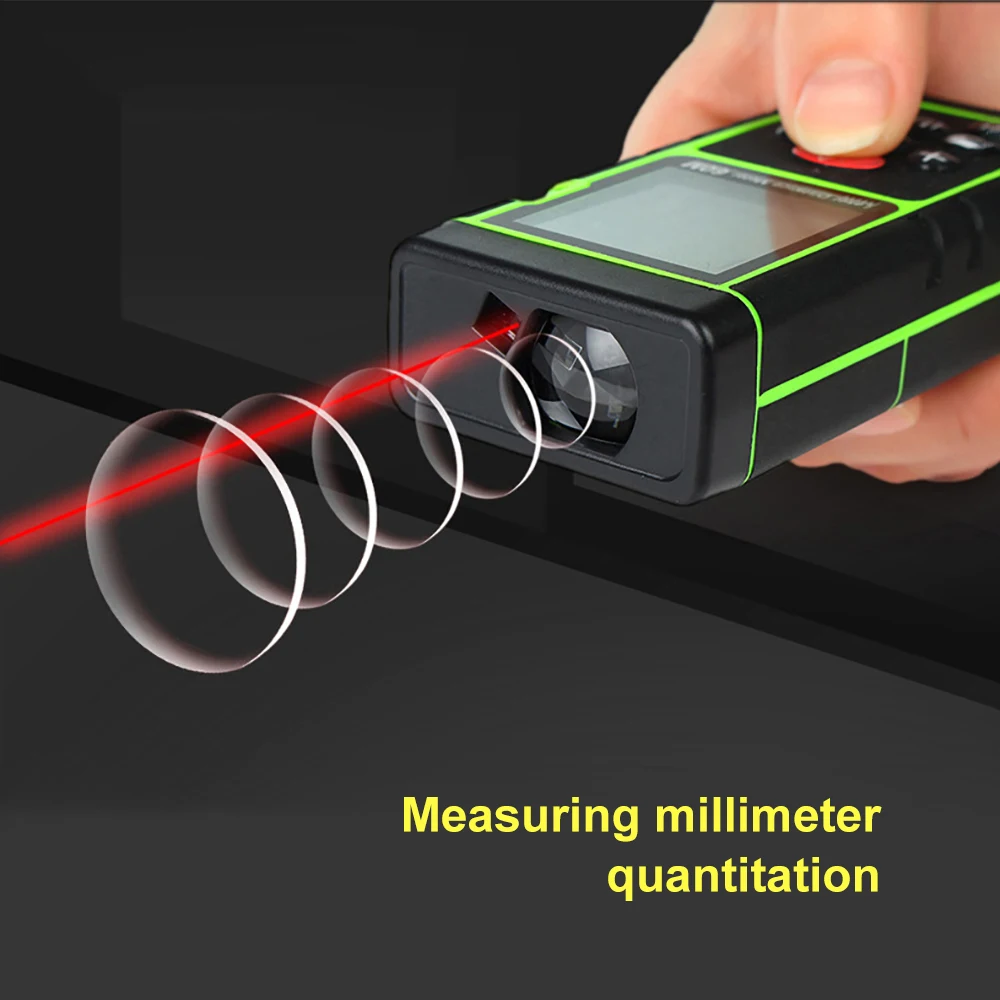 YIMAKER Handheld Laser Range Finder Laser Rangefinder Electronic Digital Ruler Diastimeter Measure 40M 60M 80M 100M YIMAKER Handheld Laser Range Finder Laser Rangefinder Electronic Digital Ruler Diastimeter Measure 40M 60M 80M 100M