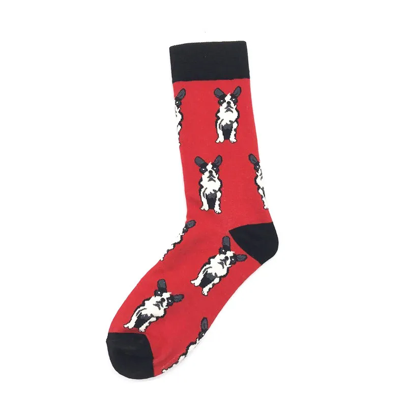 Novelty-Happy-Funny-Men-Graphic-Socks-Combed-Cotton-Beer-Shark-Cock-Alien-Head-Dog-Fish-Penguin(9)