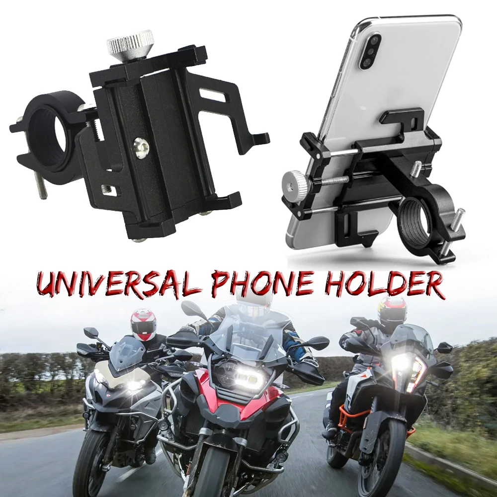 

For BMW F900XR F900R G310GS R9T For YAMAHA MT07 MT09 Adjustable 360 Rotatable Mobile Phone Holder GPS Shockproof Mount Bracket