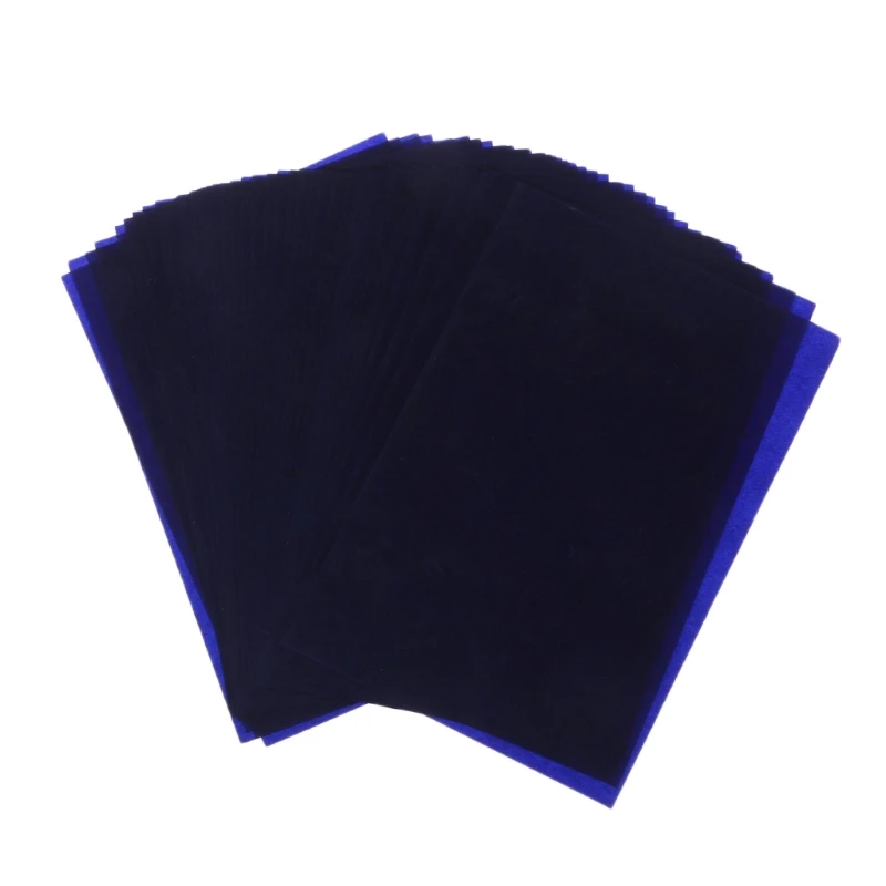 50 Sheets Double Sided Carbon Copier Stencil Transfer Paper Stationery Supplies WXTB