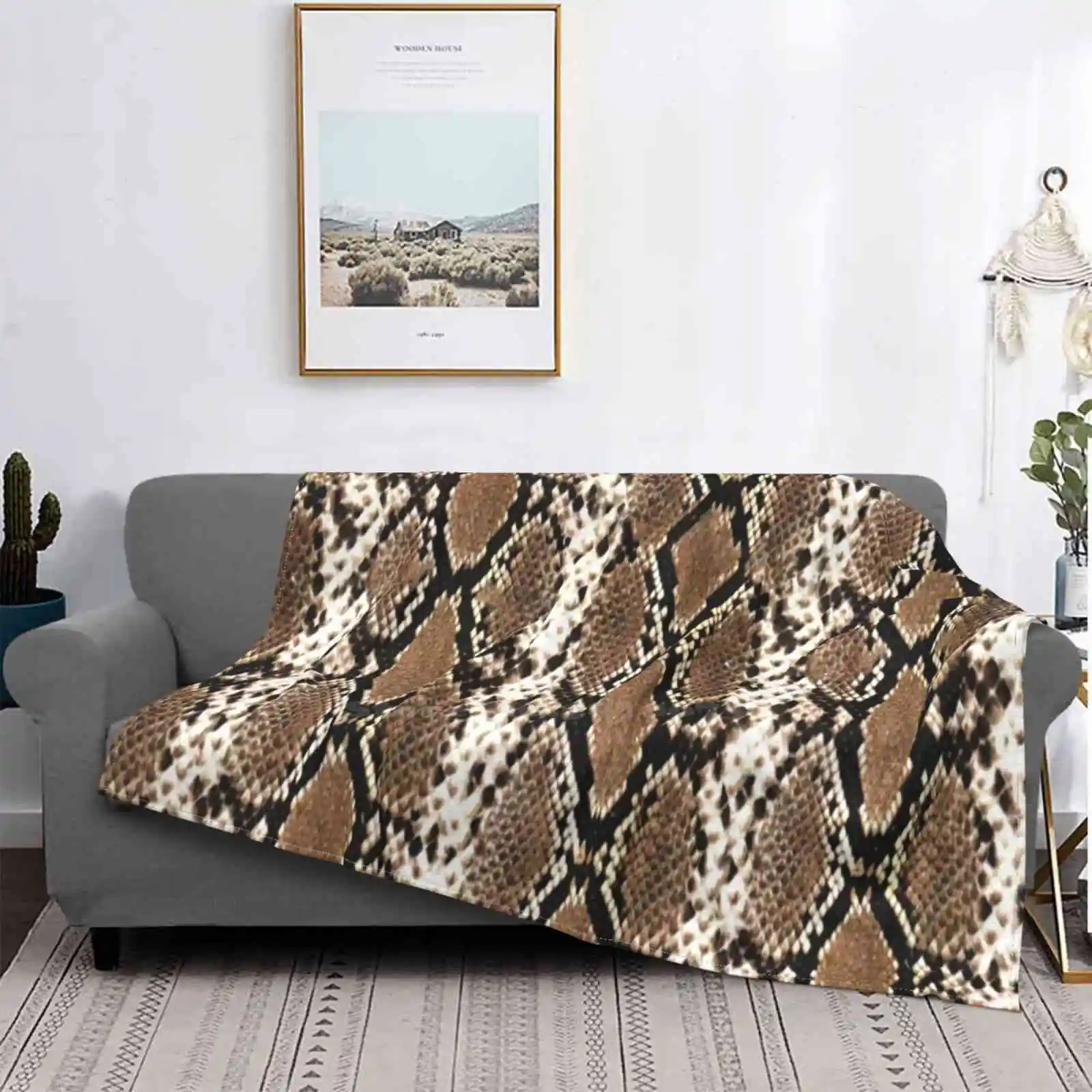 

Новейшее супермягкое теплосветильник легкое одеяло из змеиной кожи питона