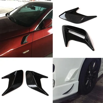 

2pcs Car Auto Side Vent Air Flow Fender Intake Sticker Car Simulation Side Vents Decorative