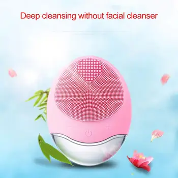 

NEW Facial Cleansing Brush Wireless Charge Electric Waterproof cepillo facial Silicone Facial Cleansing Devices Skin Care Tools