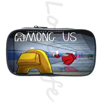 

Big capacity Game Among Us Pencil Case Boys Girls Stationery Bag Children Pencil bag kids pen bag Student Daily pencil case New
