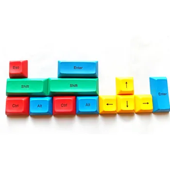 

13pcs/set Replacement PBT Keycap DSA Height Shift Enter Alt Arrow Keycaps for Mechanical Keyboard Repair Parts