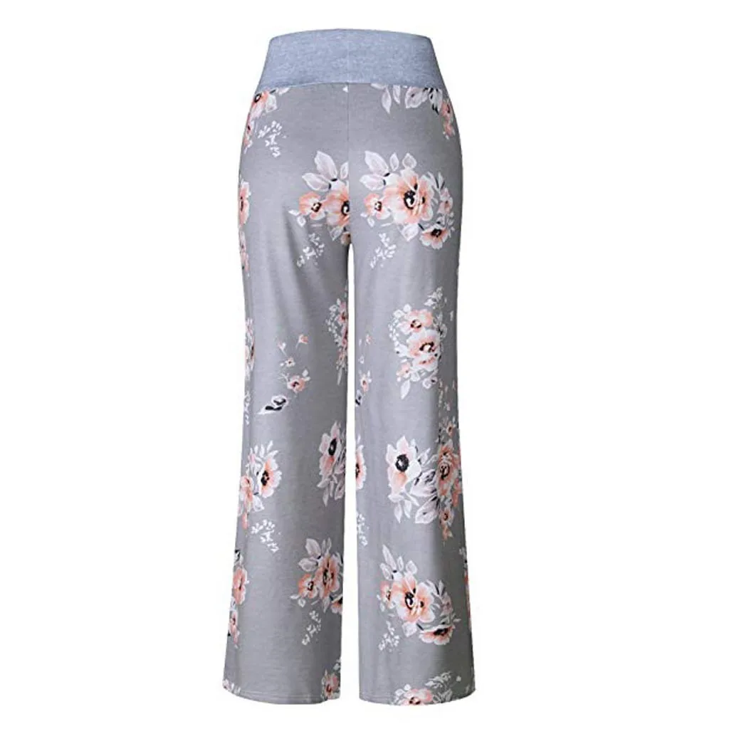 Женские брюки больших размеров юбка с цветочным принтом женские для фитнеса