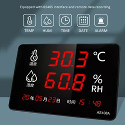 ASAIR – compteur numérique de température et tumidification à LED AS108A, affichage numérique 