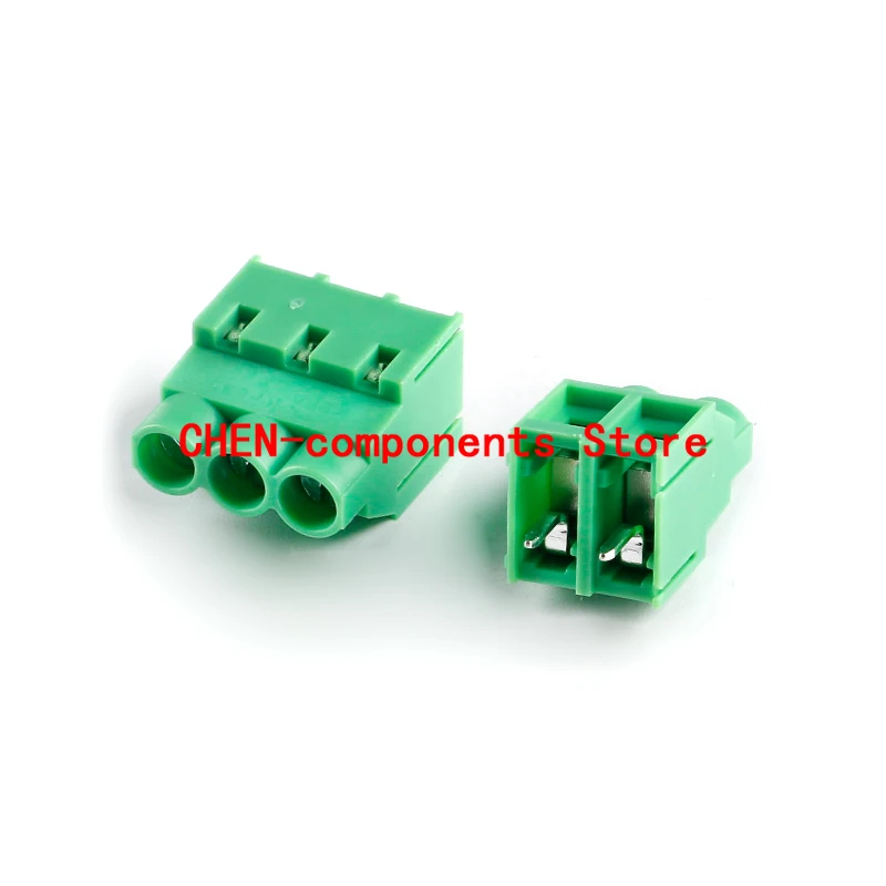 

5pcs KF635-6.35-2P/3P in-line 300V/30A 6.35mm pitch screw type PCB terminal