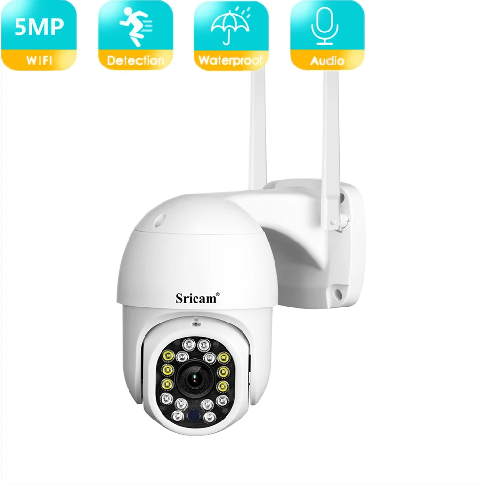 камера видеонаблюдения Sricam SP028 PTZ Wi-Fi IP-камера 5MP 1080P Беспроводная наблюдения