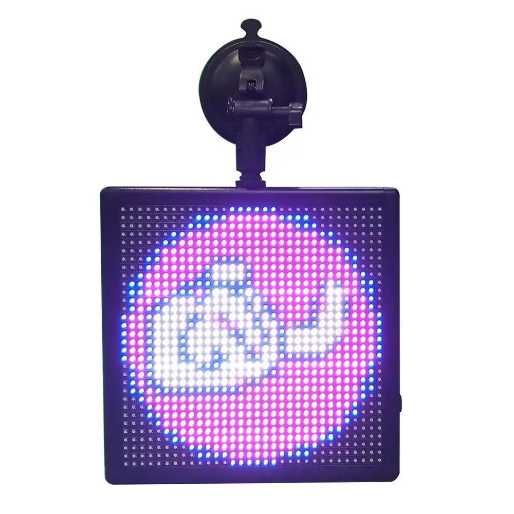 

Full Color Wireless Bluetooth App Control Car LED Display Emoji Smiley Face LED Car Sign LED Store Vehicle LED Display