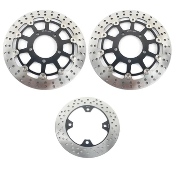 

BIKINGBOY For Kawasaki ZX6R ZX636 Ninja 2003 2004 ZX6RR ZX600 Ninja 2003 2004 Round Front Rear Brake Discs Disks Rotors
