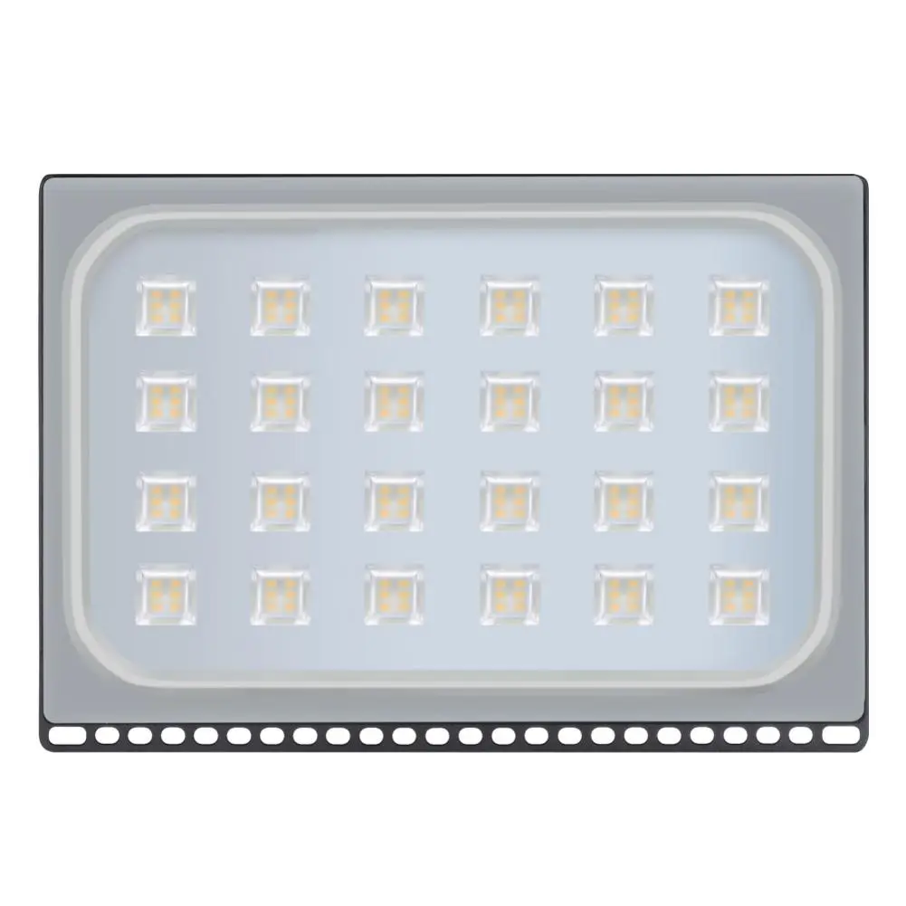 

150W LED Six-generation Flood Light Ultra-thin Section Warm White Ordinary 110V Floodlight SMD IP65 Waterproof Outdoor Lamp