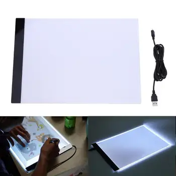 

A4 LED Graphic Tablet Writing Painting Light Box Tracing Board Copy Pads Digital Drawing Tablet Artcraft A4 Copy Table LED Board