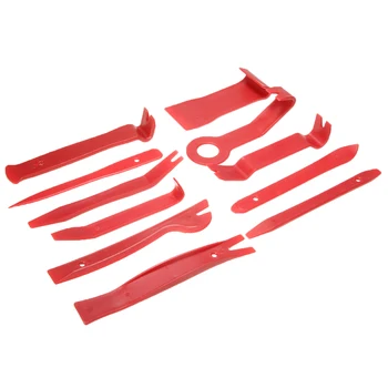

Hot 14pcs Car Audio Maintenance Kit Auto Trim Repair Panel Remover Pry Bar Car Dash Radio Door Trim Panel Clip Hand Tools Set