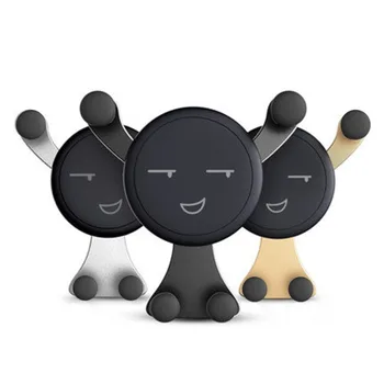

Universal Vehicle Air Outlet Vent Mount Car Holder Stand Smartphone Mobile Phone Holder Bracket Automatic Gravity Holder Clip