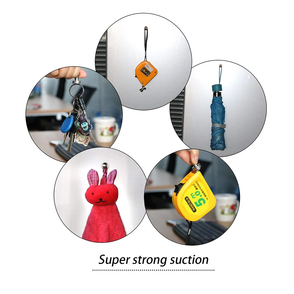 

Neodymium Magnetic Coat Hooks Knobs Neodymium Storage Holder Hook Hanger AC889