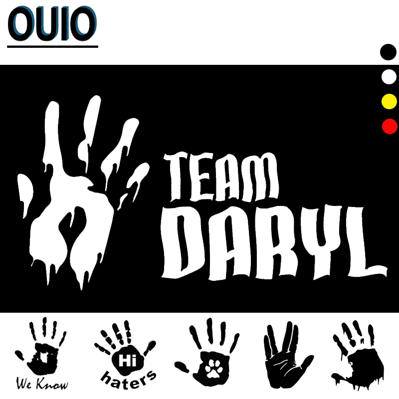 

2PCS Funny Scary Stickers for Car Body Styling Stickers 4 Colors New Palms Exterior Accessories Window Reflective Auto Decals