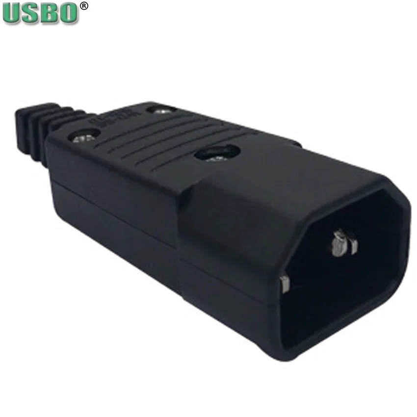 Электрическая штепсельная розетка 250 в 10 А IEC320 C15 C14 искусственная переменного