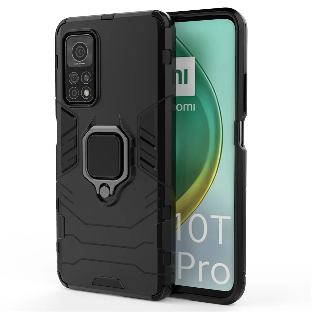 Для Xiaomi Mi 10T Чехол класса люкс кольцо чехол-накладка повышенной прочности с