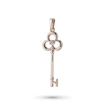 

Red gold pendant with Diamond