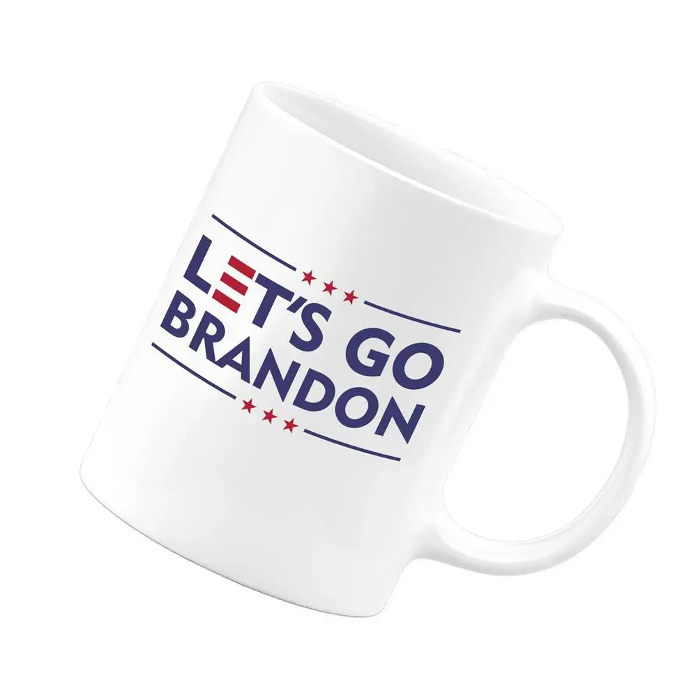 Joe Biden Let's Go Brandon Mug Drinking Cup Tea Or Coffee Cup Funny