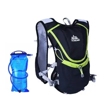 

MeterMall Professional Outdoors Marathoner Running Race Hydration Vest Hydration Pack Backpack+2L Water Bag Blue