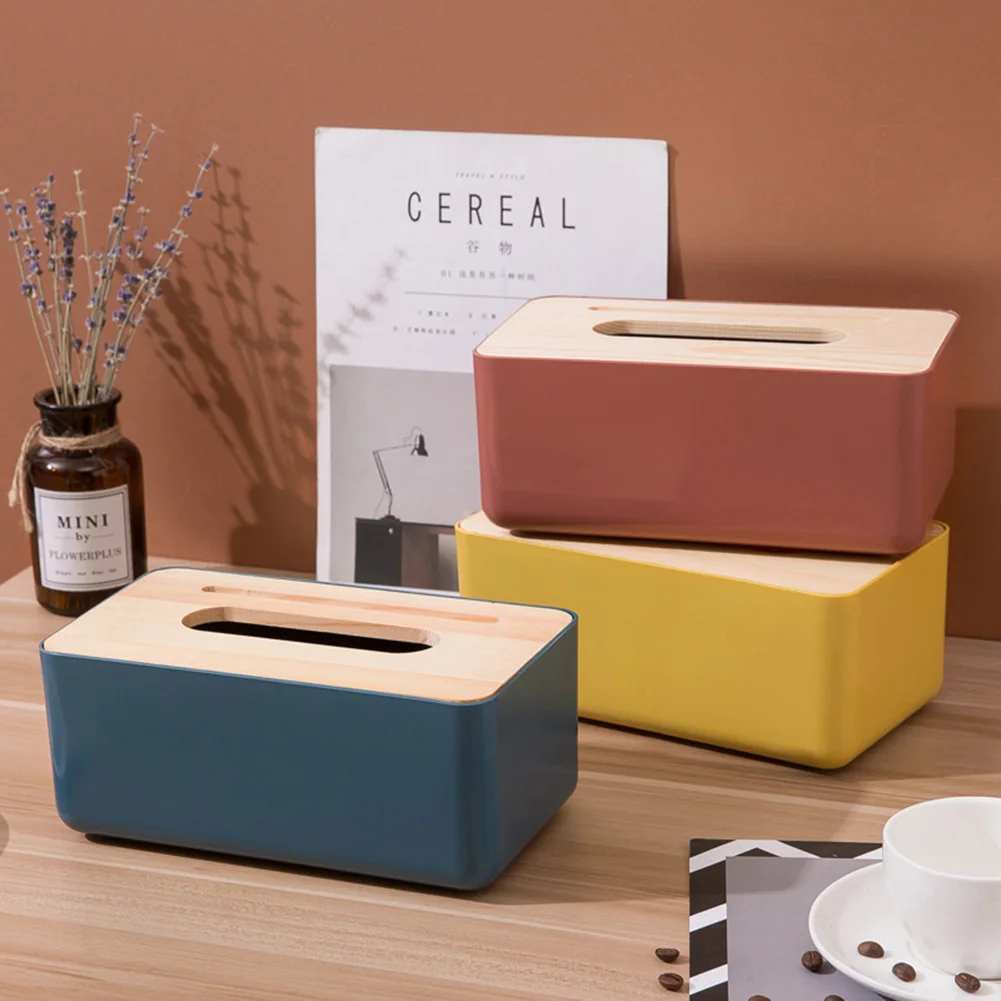 

Tissue Case Box Container Towel Box Large Capacity Simple and Beautiful Household Paper Towel Box Home Organizer TableDecoration