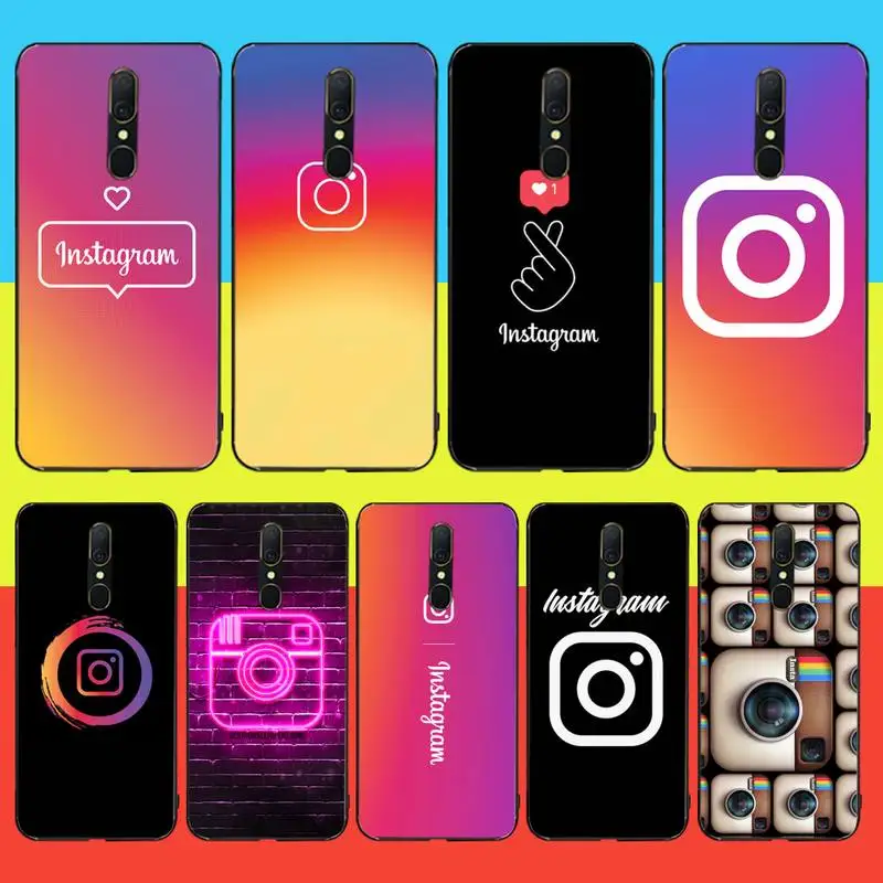 NBDRUICAI New Instagram LOGO Custom Photo Soft Phone Case For Oppo A5 A9 2020 Reno Z Realme5Pro R11 case | Мобильные телефоны и