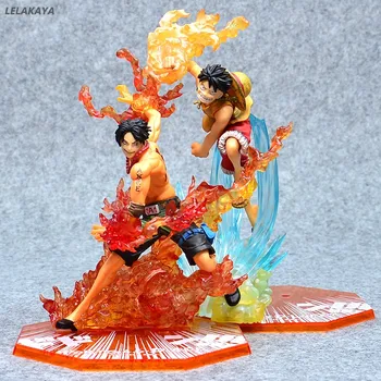 

Anime One Piece Monkey D Luffy Sabo Ace Brother's Bond Ver. PVC Action Figure Collectible Model Toys Decoration Gift Brand New