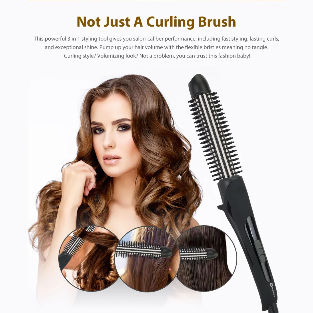 HairDiva щетка для волос Плойка завивки быстрый нагрев до 230 ℃ Щипцы корни увеличения